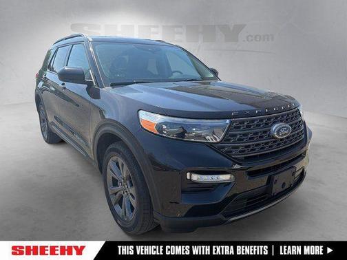 Agate Black Metallic 2022 Ford Explorer XLT