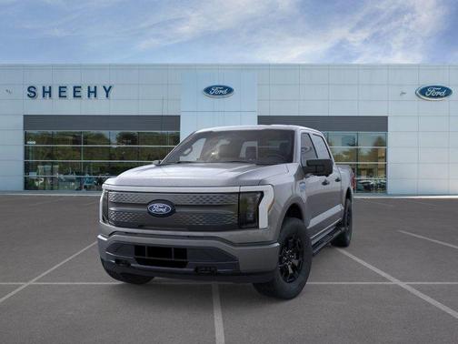 Gray Metallic 2025 Ford F-150 Lightning XLT