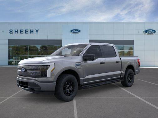Gray Metallic 2025 Ford F-150 Lightning XLT