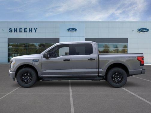 Gray Metallic 2025 Ford F-150 Lightning XLT