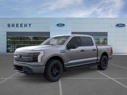 Gray Metallic 2025 Ford F-150 Lightning XLT