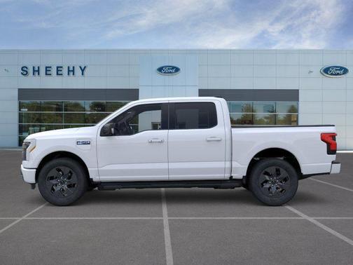 Oxford White 2025 Ford F-150 Lightning Flash