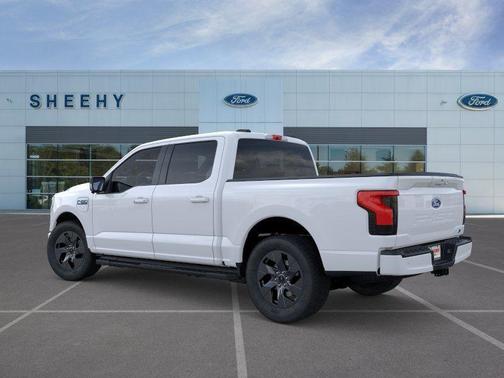 Oxford White 2025 Ford F-150 Lightning Flash