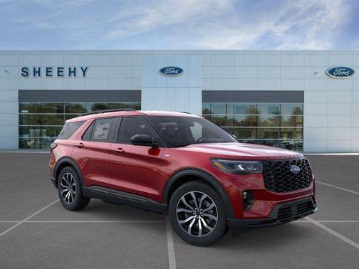 Red Metallic 2026 Ford Explorer ST-Line