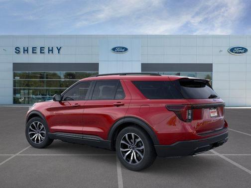 Red Metallic 2026 Ford Explorer ST-Line