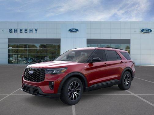 Red Metallic 2026 Ford Explorer ST-Line