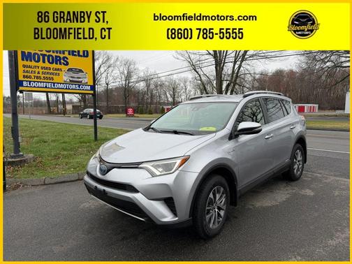 Silver Sky Metallic 2018 Toyota RAV4 Hybrid LE