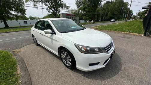 White Orchid Pearl 2014 Honda Accord LX