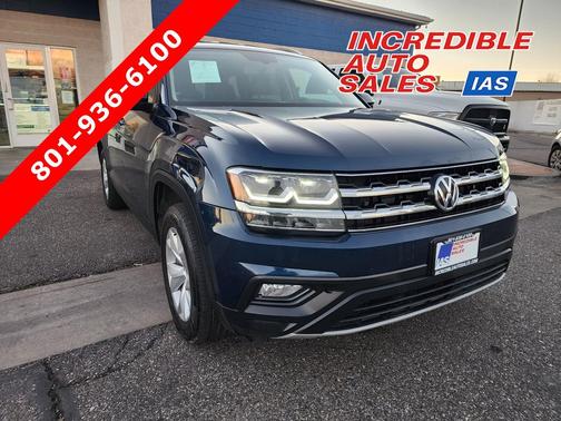 Tourmaline Blue Metallic 2018 Volkswagen Atlas 3.6L SE
