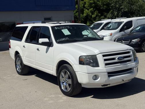 White Platinum Metallic Tri-Coat 2010 Ford Expedition EL Limited