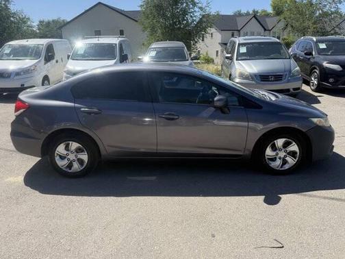 Gray 2015 Honda Civic LX