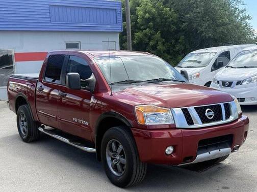 Cayenne Red 2015 Nissan Titan PRO-4X