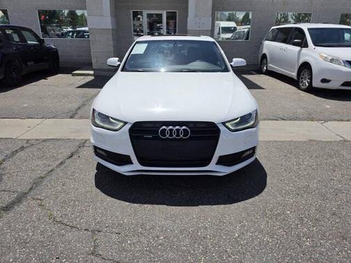 White 2015 Audi A4 2.0T Premium Plus