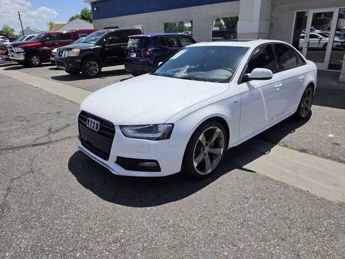 White 2015 Audi A4 2.0T Premium Plus