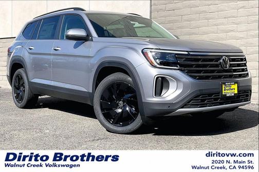 Deep Black Pearl 2026 Volkswagen Atlas 2.0T SE w/Technology 4MOTION
