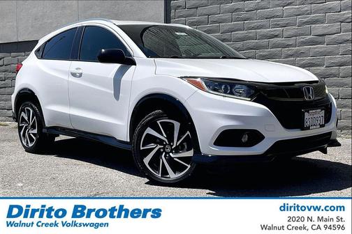 Platinum White Pearl 2020 Honda HR-V 2WD Sport