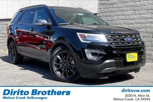 Shadow Black 2017 Ford Explorer XLT