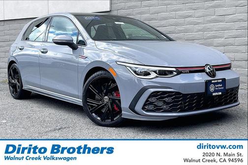 Moonstone Gray 2023 Volkswagen Golf GTI 2.0T SE DSG
