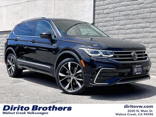 Deep Black Pearl 2024 Volkswagen Tiguan 2.0T SEL R-Line 4MOTION