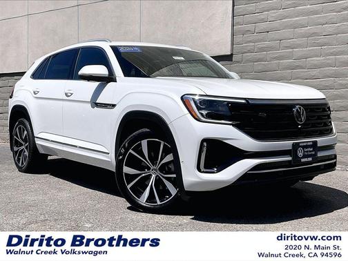 Opal White Pearl 2024 Volkswagen Atlas Cross Sport 2.0T SEL Premium