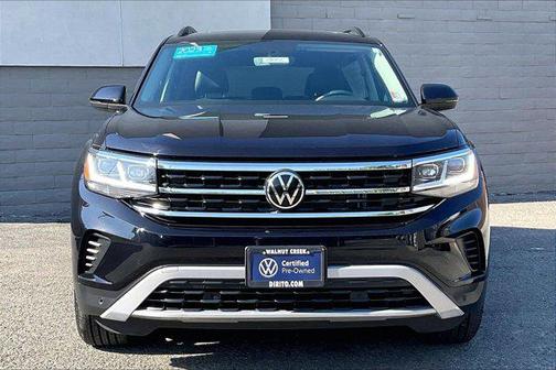 Deep Black Pearl 2023 Volkswagen Atlas 3.6L SE w/Technology