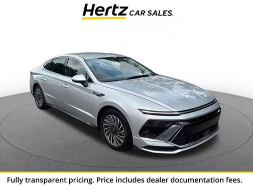 Aero Silver 2025 Hyundai SONATA Hybrid SE
