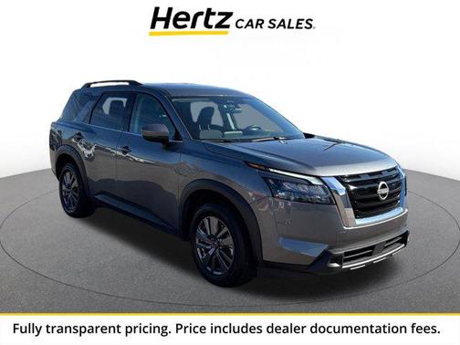 Gun Metallic 2025 Nissan Pathfinder SV 4WD