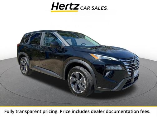 Super Black 2025 Nissan Rogue SV