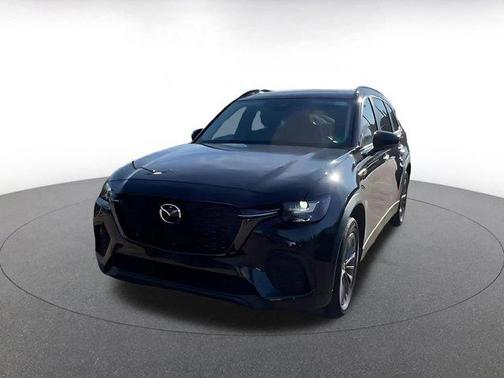Jet Black Mica 2025 Mazda CX-70 3.3 Turbo Preferred Package