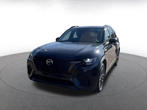 Jet Black Mica 2025 Mazda CX-70 3.3 Turbo Preferred Package