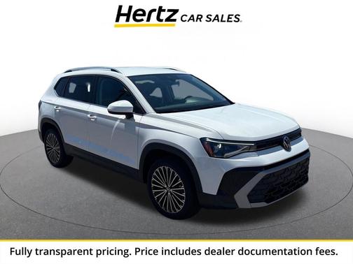Pure White 2025 Volkswagen Taos 1.5T SE