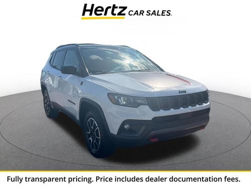Bright White Clearcoat 2025 Jeep Compass Trailhawk
