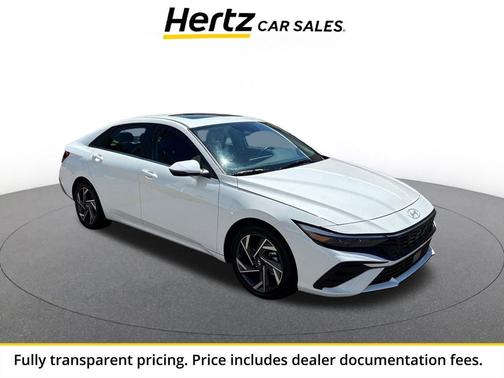 Serenity White 2025 Hyundai ELANTRA Limited