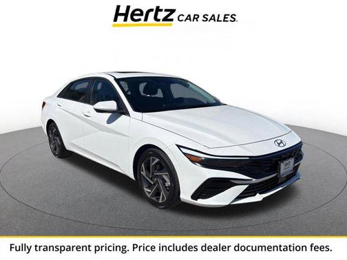Serenity White 2025 Hyundai ELANTRA SEL