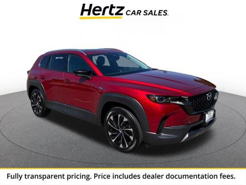 Soul Red Crystal Metallic 2025 Mazda CX-50 Hybrid Premium Plus Package