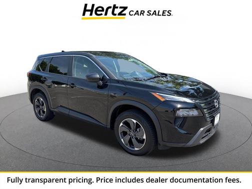 Super Black 2025 Nissan Rogue SV