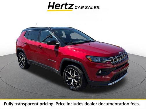 Red Hot Pearlcoat 2025 Jeep Compass Limited