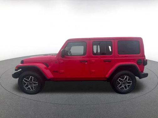 Firecracker Red Clearcoat 2025 Jeep Wrangler 4-Door Sahara 4x4