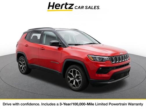 Red Hot Pearlcoat 2025 Jeep Compass Limited