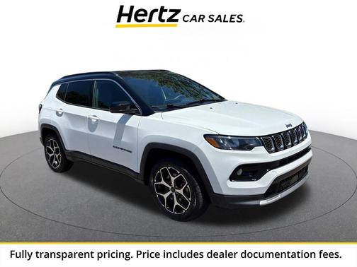 Bright White Clearcoat 2025 Jeep Compass Limited