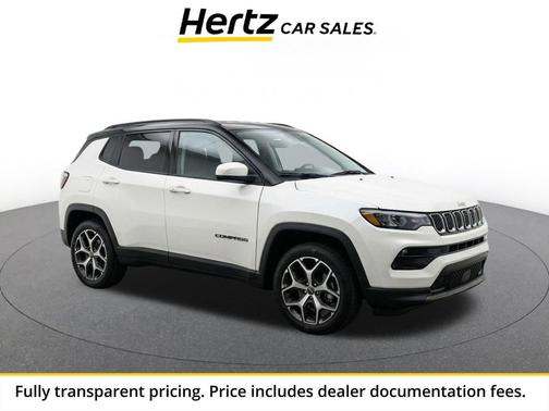 Bright White Clearcoat 2025 Jeep Compass Limited