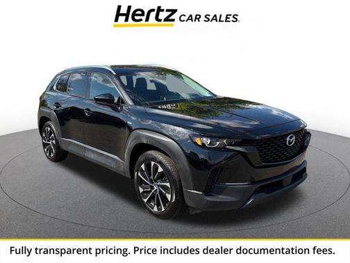 Jet Black Mica 2025 Mazda CX-50 Hybrid Premium Plus Package