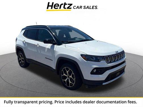 Bright White Clearcoat 2025 Jeep Compass Limited