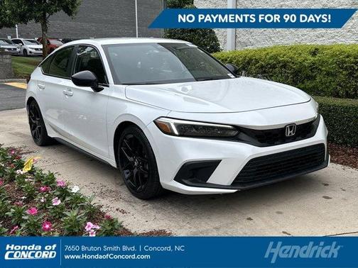 Platinum White Pearl 2023 Honda Civic Sport