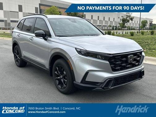 Solar Silver Metallic 2026 Honda CR-V Hybrid Sport