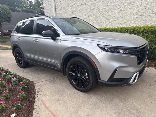 Lunar Silver Metallic 2023 Honda CR-V Hybrid Sport Touring