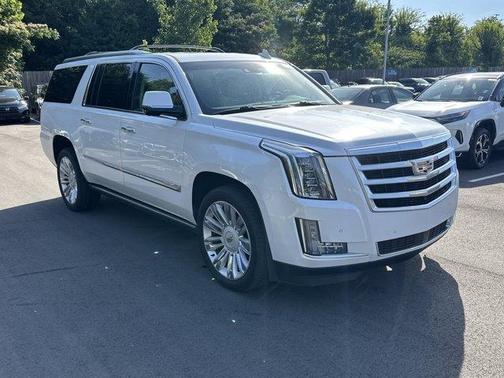 Crystal White Tri-Coat 2016 Cadillac Escalade ESV Premium