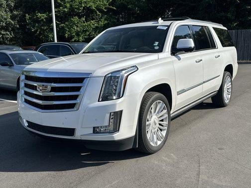 Crystal White Tri-Coat 2016 Cadillac Escalade ESV Premium
