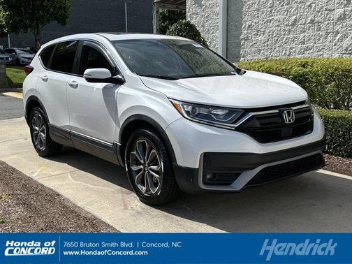 Platinum White Pearl 2021 Honda CR-V EX