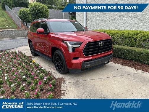 Red 2025 Toyota Sequoia SR5